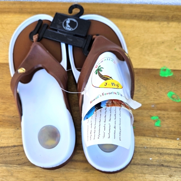 Hawaiian Jellys Ultra Comfort Coconut Fruit Unisex Flip Flop Sandal Wome… - Picture 12 of 16